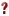 Icono que representa un símbolo de interrogación en color rojo